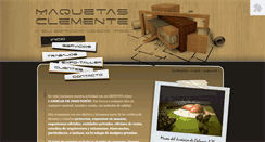 Desktop Screenshot of maquetasclemente.es